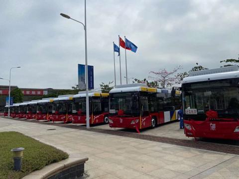银娱优越会电气双源无轨电车车载电源DCDC在广州电车公司投运